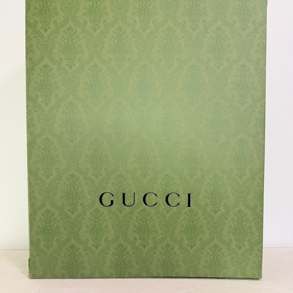 Gucci Dark Brown Leather Shoulder Bag with Gold Accent - Picture 8 of 8